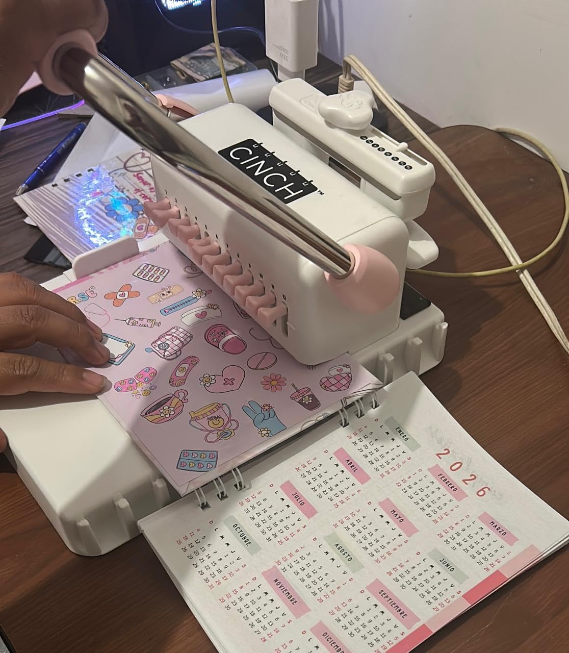We R Memory Keepers Cinch Book Binding Machine Version 2, Easy to Use, Slide Ruler, Spiral Binding, Professional Books, Notebooks, Calendars customer photo 2