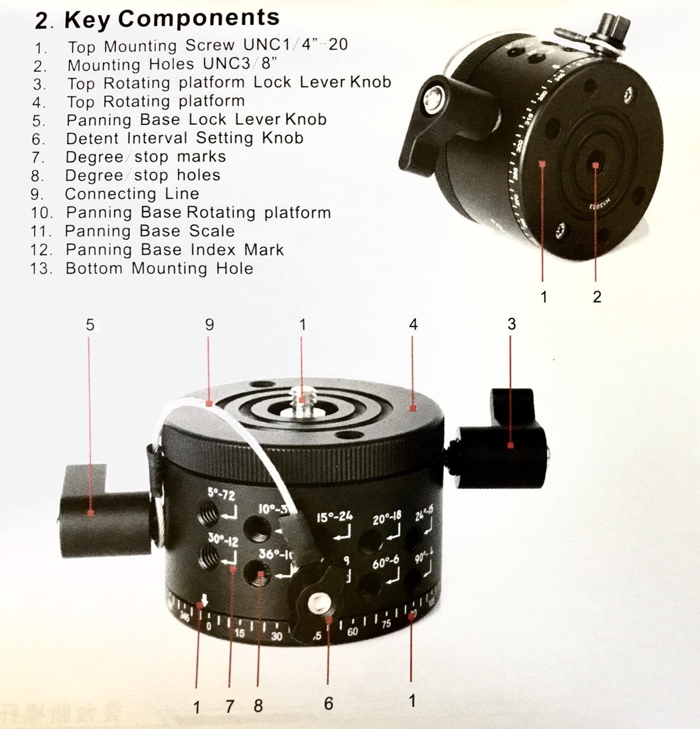 SUNWAYFOTO Indexing Rotator DDP-64MX DDP64MX for Tripod Head Sunway customer photo 1