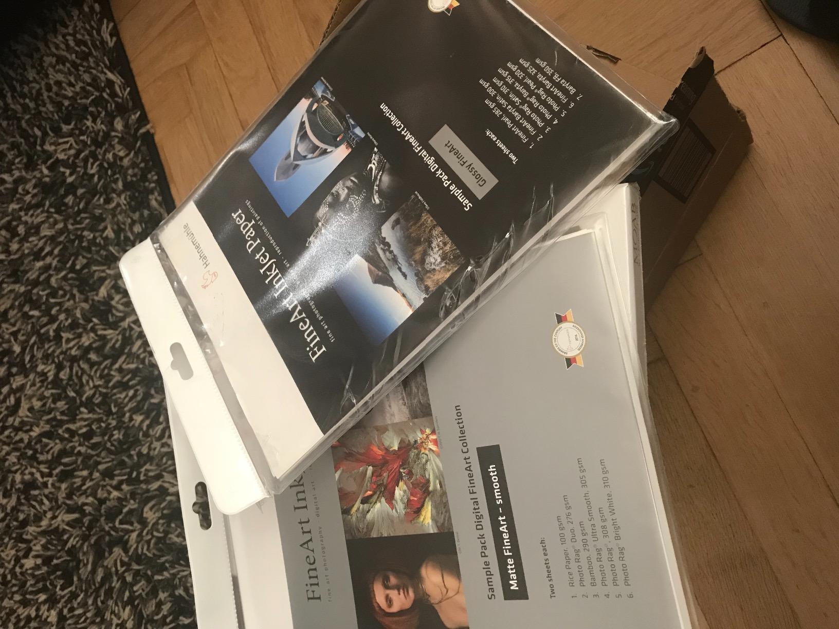 Hahnemuhle FineArt Glossy Inkjet Paper Sample Pack, 8.5x11