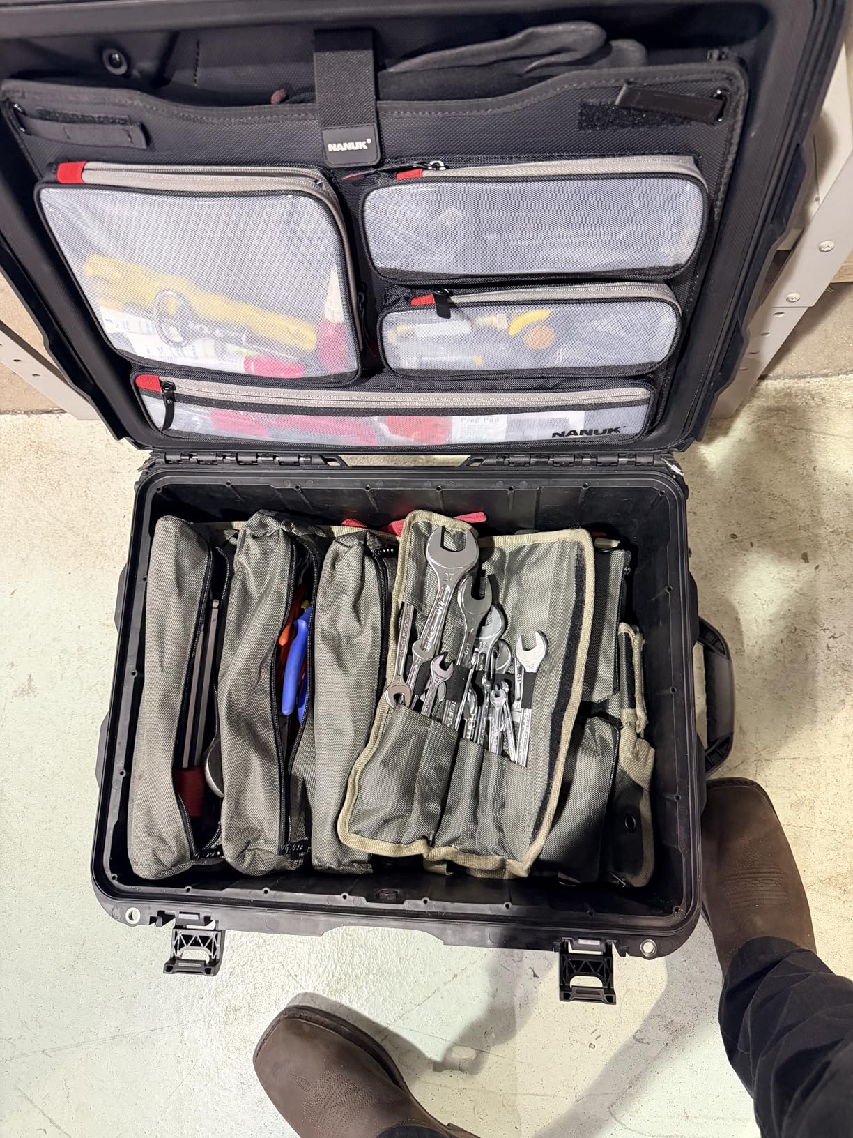 NANUK 950 Hard Case with Cubed Foam - Waterproof Travel Camera Hard Case with Wheels, 22.8