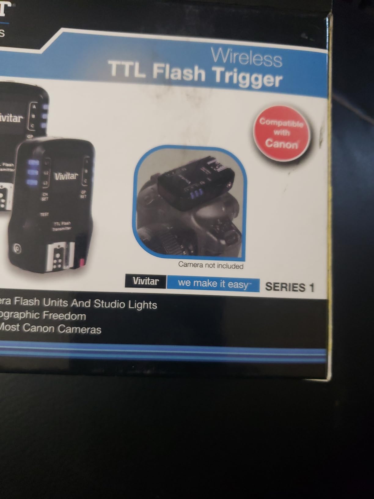 Vivitar FT-2900C TTL Wireless Flash Trigger for Canon Cameras (Set of 2) customer photo 1