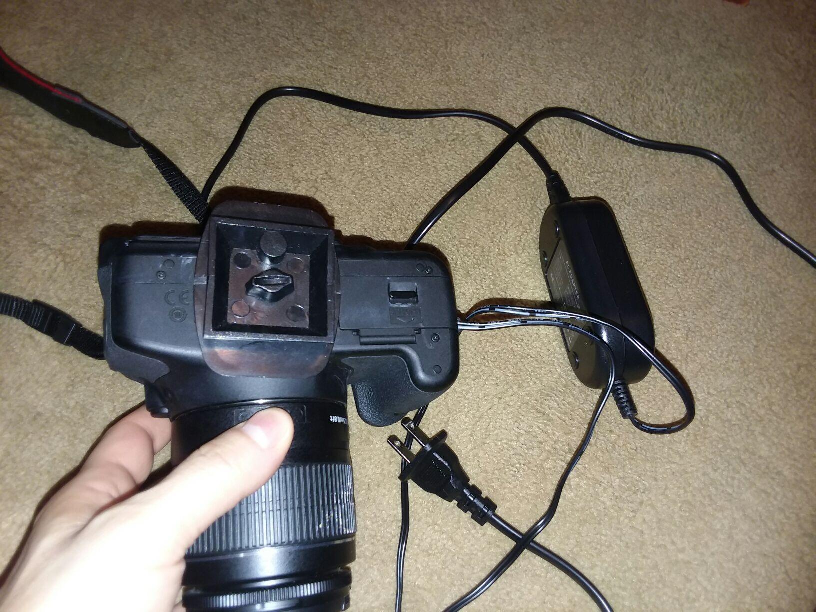 Gonine LP-E8 Dummy Battery and ACK-E8 AC Power Adapter Kit for Canon EOS Rebel T5i T4i T3i T2i 700D 650D 600D 550D - Continuous Power Supply for Video Recording, Live Streaming customer photo 1