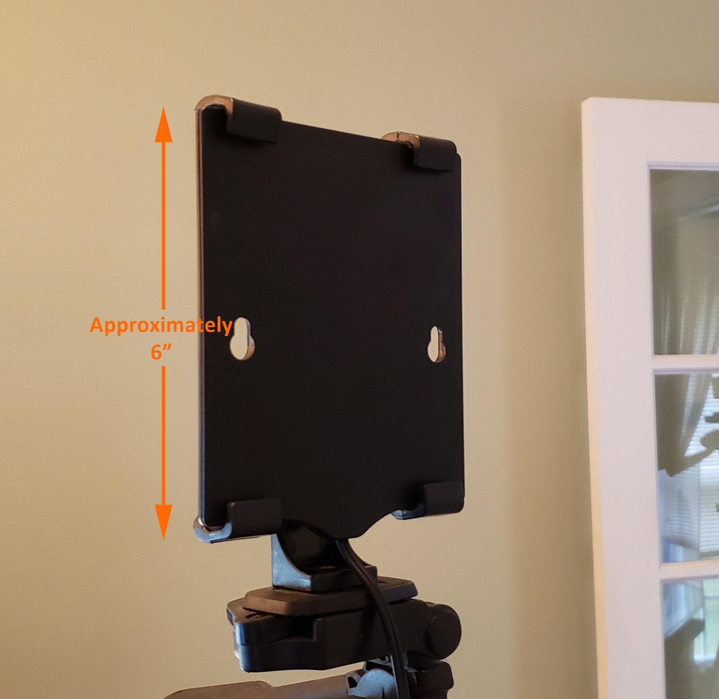 Acuvar Universal Tablet Tripod Mount Holder, Adjustable Stand Adapter for iPad, Samsung Galaxy Tab and Surface, Fits 8-11 Inch Tablets (Vertical and Horizontal), Compatible with Tripods and Monopods customer photo 2