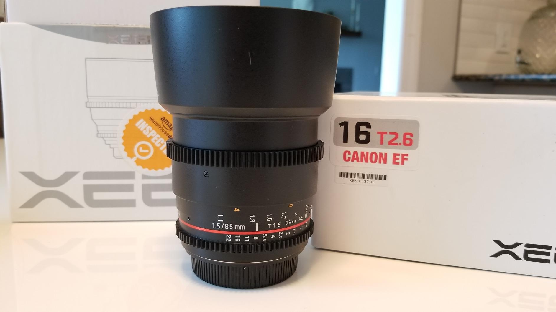 ROKINON XEEN 16mm T2.6 Professional Cine Lens for Canon EF, Black (XN16-C) customer photo 1