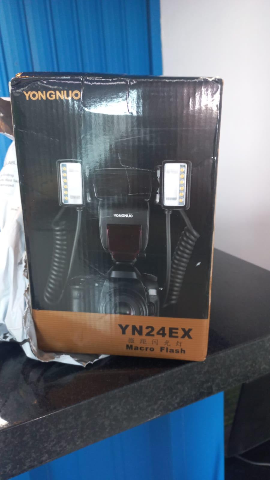 YONGNUO YN24EX YN-24EX 24EX, TTL Macro Ring Flash LED Macro Flash Speedlite, with 2pcs Flash Head and 4pcs Adapter Rings for Canon customer photo 1