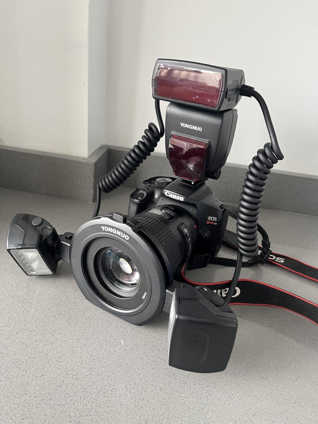 YONGNUO YN24EX YN-24EX 24EX, TTL Macro Ring Flash LED Macro Flash Speedlite, with 2pcs Flash Head and 4pcs Adapter Rings for Canon customer photo 2