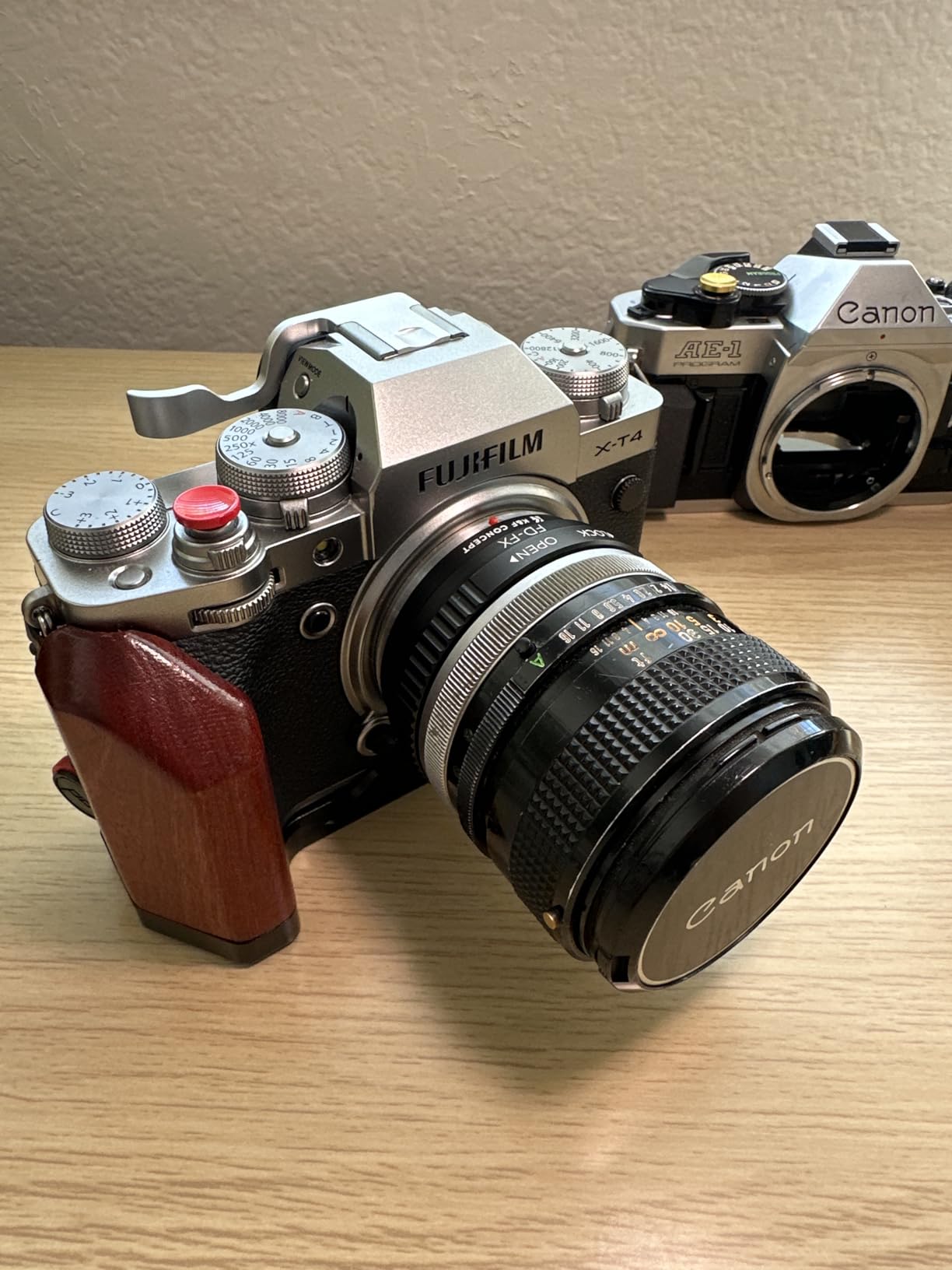 K&F Concept Lens Mount Adapter Canon FD Lens to Fujifilm FX Mount Mirrorless Camera Adapter customer photo 1