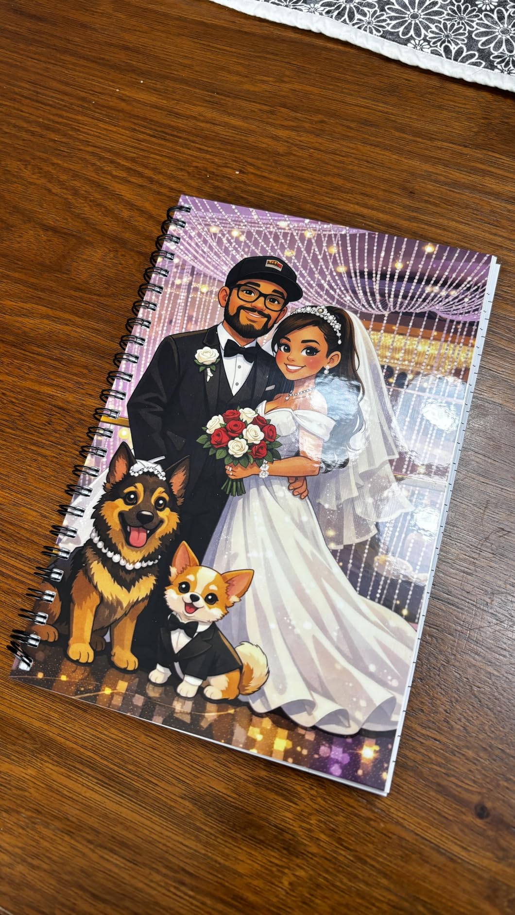 Gotcha Covered Notebooks Create Your Own Photo Upload Personalized Notebook/Journal, Laminated Soft Cover, 120 pages of your selected paper, lay flat wire-o spiral. Size: 5.5