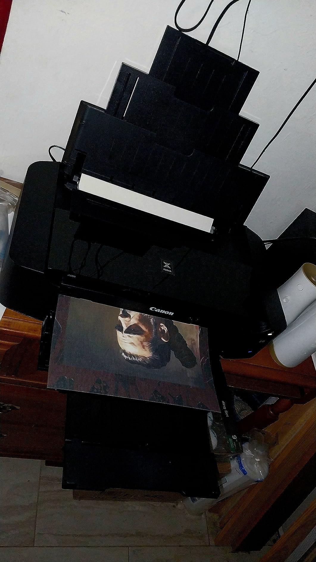Premium Lyve Matte Canvas Paper Perfect For Use on Professional Makes and Models of Epson, Canon and HP printers preferred by Professionals. 19 mil textured Canvas offered in a 17 inch by 10 ft roll customer photo 1