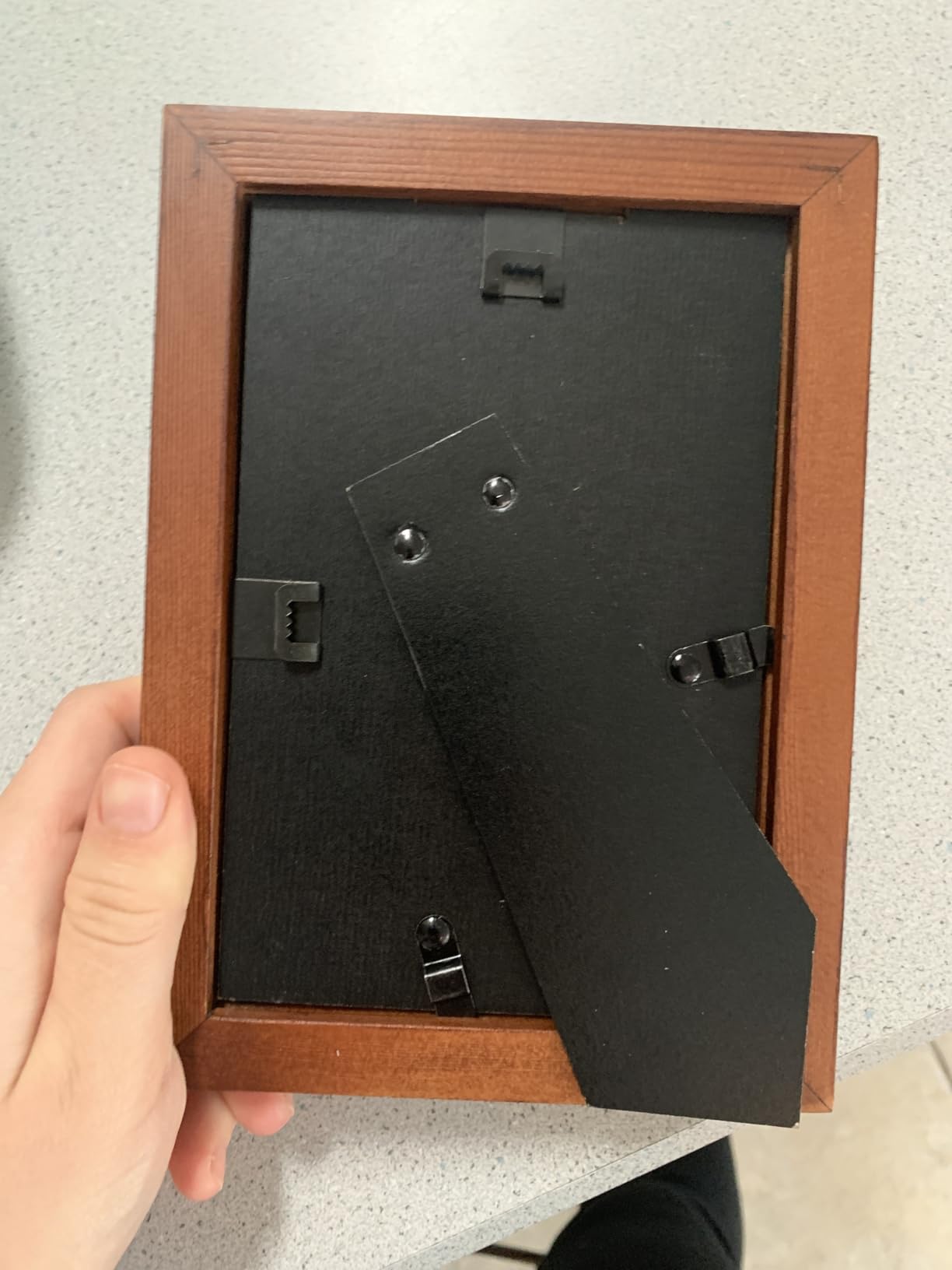 RPJC 8x10 Picture Frames Made of Solid Wood High Definition Glass for Table Top Display and Wall Mounting Photo Frame Black customer photo 1