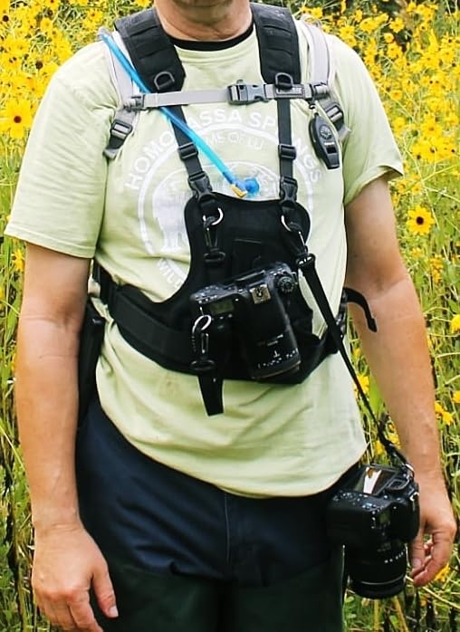 Nicama NC-Vest Dual Camera Carrier Chest Harness, Double Shoulder Camera Strap for DSLR Hiking Climbing Wedding Travel customer photo 1
