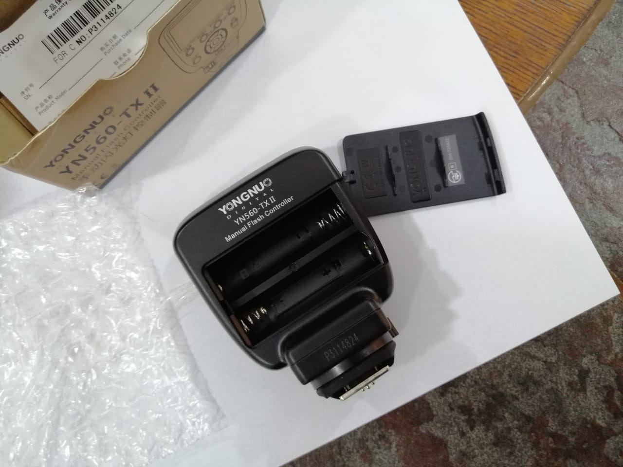 YONGNUO Upgraded YN560-TX II LCD Flash Trigger Remote Controller, for Canon and YN560IV/III YN660 with Wake-up Function for Canon Cameras customer photo 2