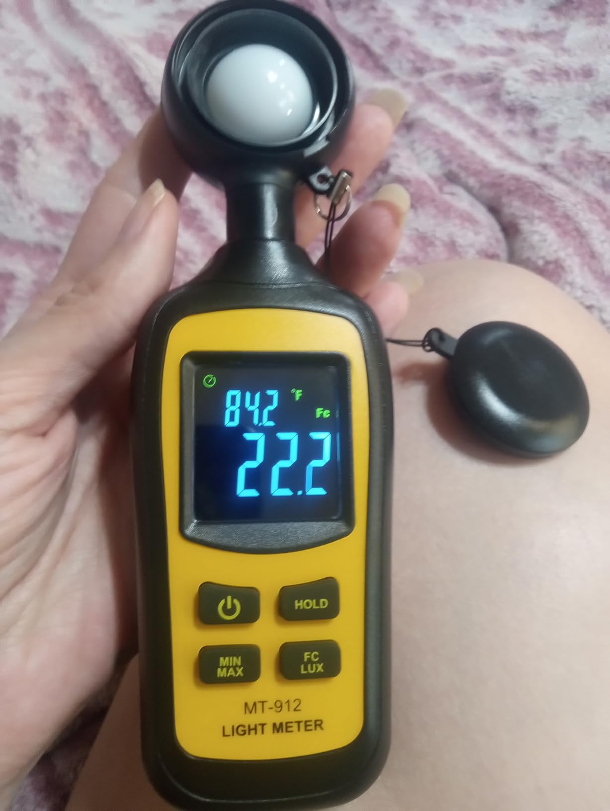 URCERI Light Meter Digital Illuminance Meter customer photo 2