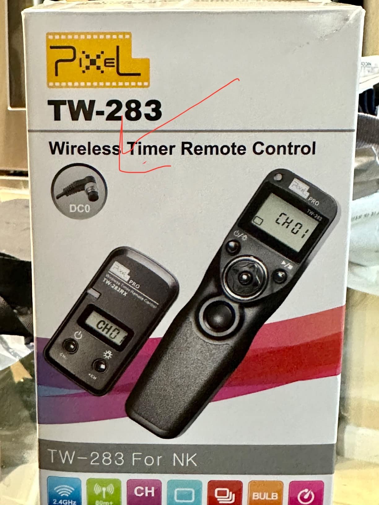 Pixel LCD Wireless Shutter Release Remote Control TW283-DC0 for Nikon Z8 Z9 D3 D810A D3s D4 D5 D6 D800 D850 D800E D810A D810 D700 D500 D300 D300s D200 F100 F90 F90X F6 F5 N90s D1X D2H customer photo 1