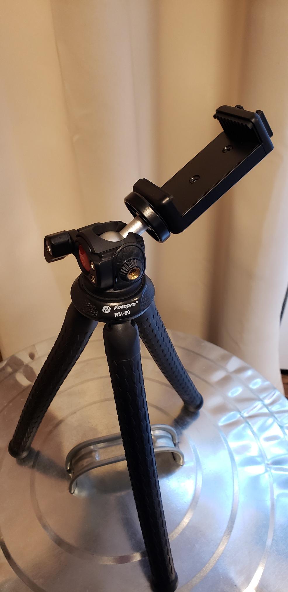 Camera Tripod Fotopro Flexible Phone Tripod Bendable Tripod for Mini Camera Handheld Tripod Stand for iPhone Vlogging Travel Video customer photo 2