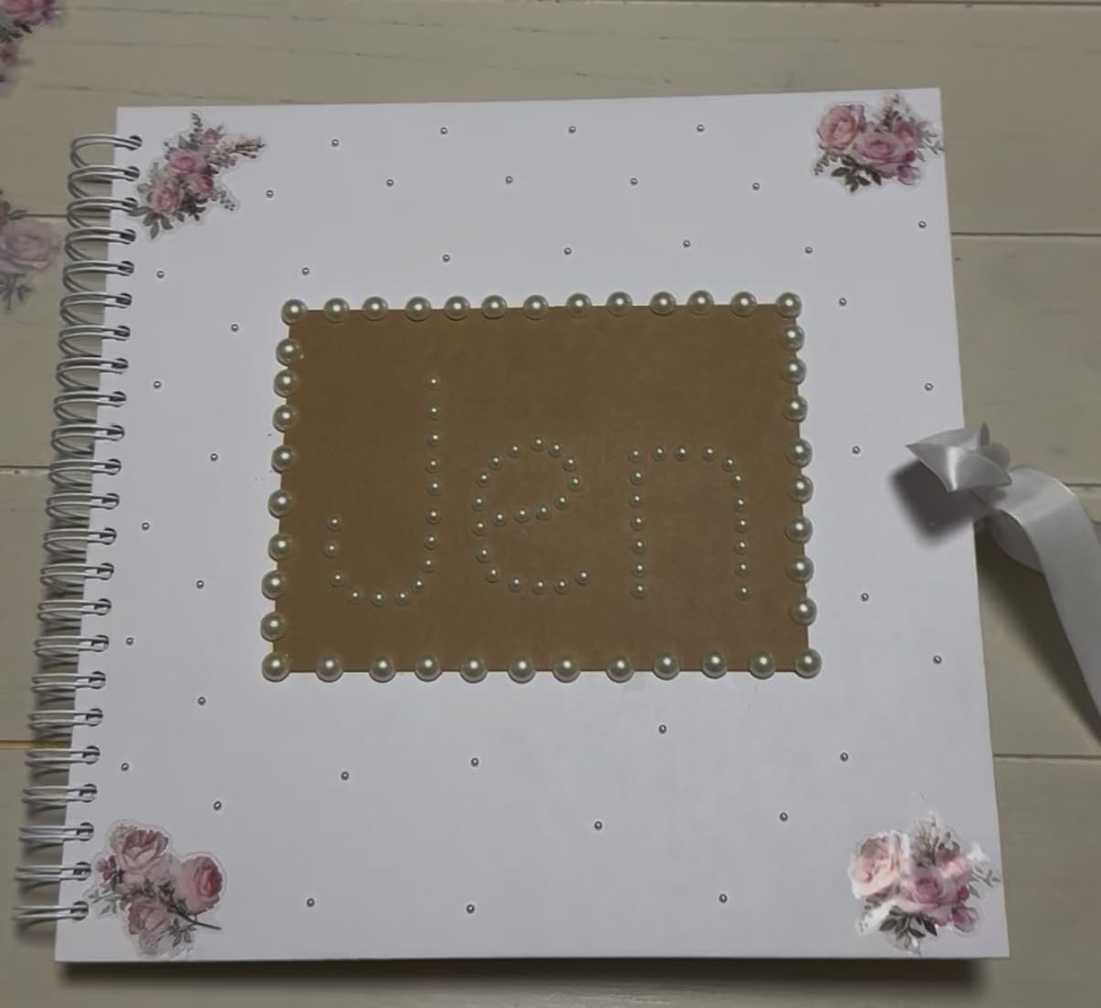 GOTIDEAL 80 Pages Scrapbook Album with 10 Metallic Markers, Craft Paper Photo Album for Wedding and Anniversary, Family DIY Scrapbook Accessories with Scrapbooking Stickers Corners customer photo 1
