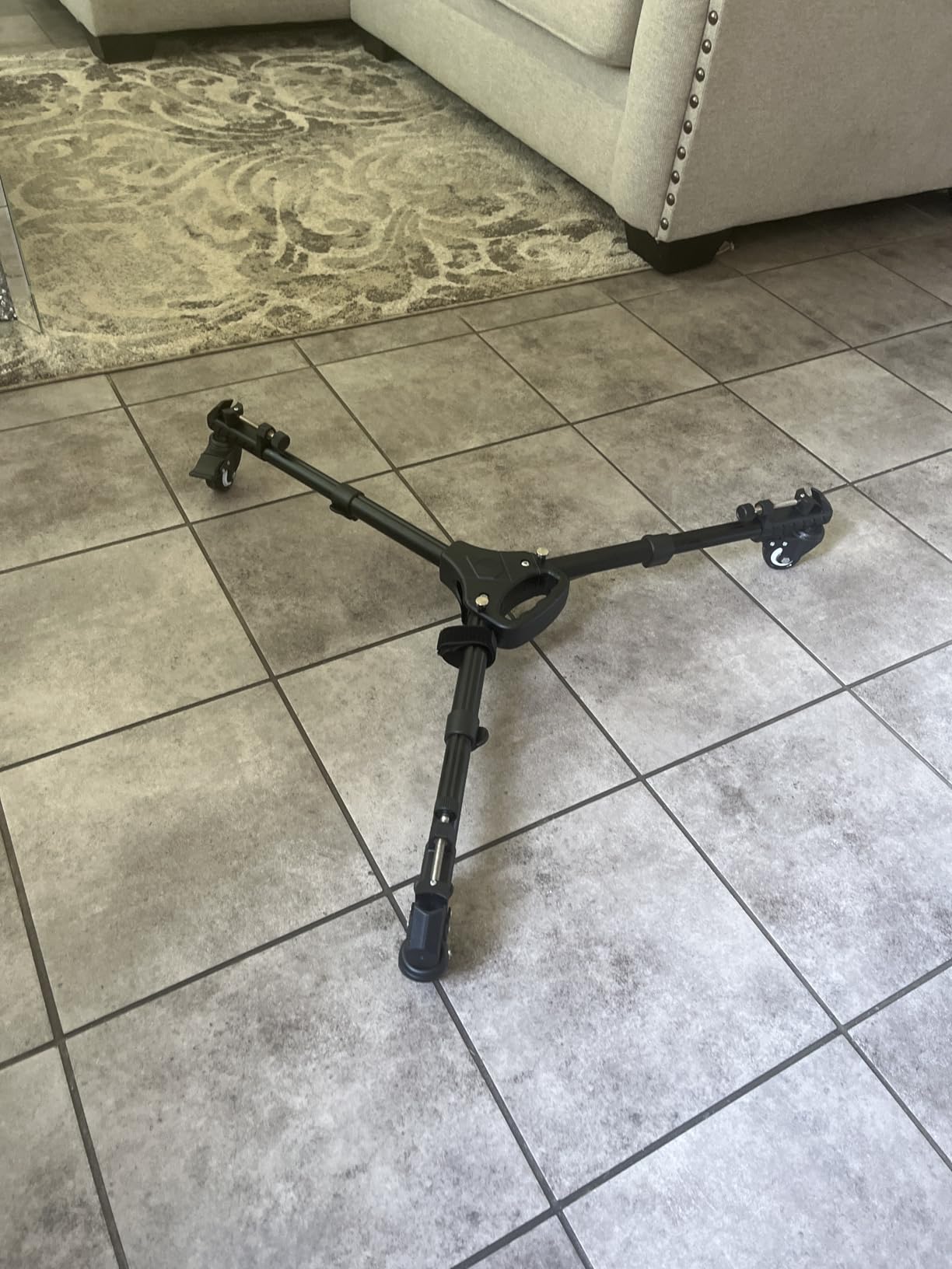 YaeCCC Kingjoy VX-600 Photography Heavy Duty Tripod Dolly Wheels Adjustable Leg Mounts Compatible with Canon Nikon Sony DSLR Camera Camcorder Photo Video customer photo 1