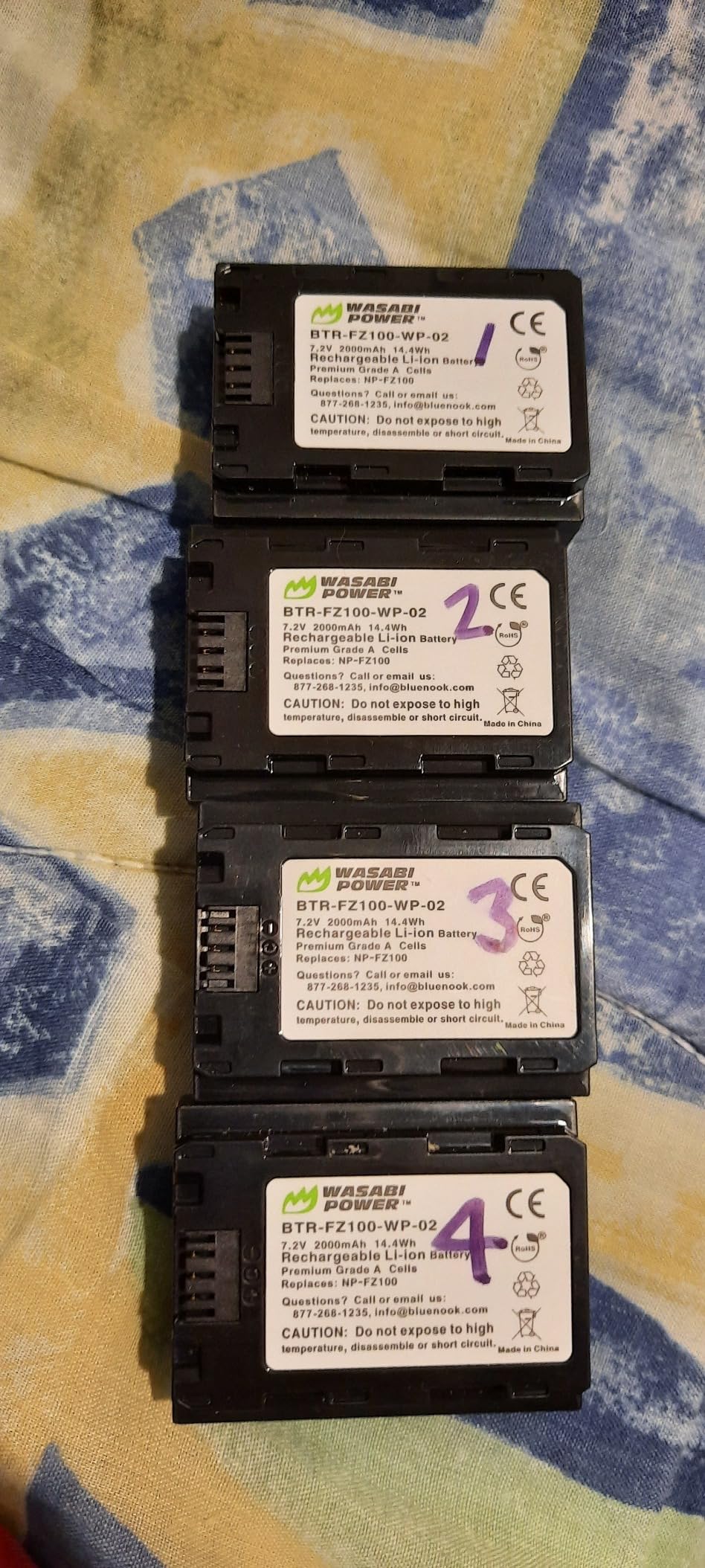 Wasabi Power Battery (2-Pack) and Dual USB Charger for Sony NP-FZ100, BC-QZ1 and Sony FX3, a1, a9, a9 II, a7C, a7R III, a7R IV, a7S III, a7 III, a7 IV, a6600 (KIT-BB-FZ100-02) customer photo 2