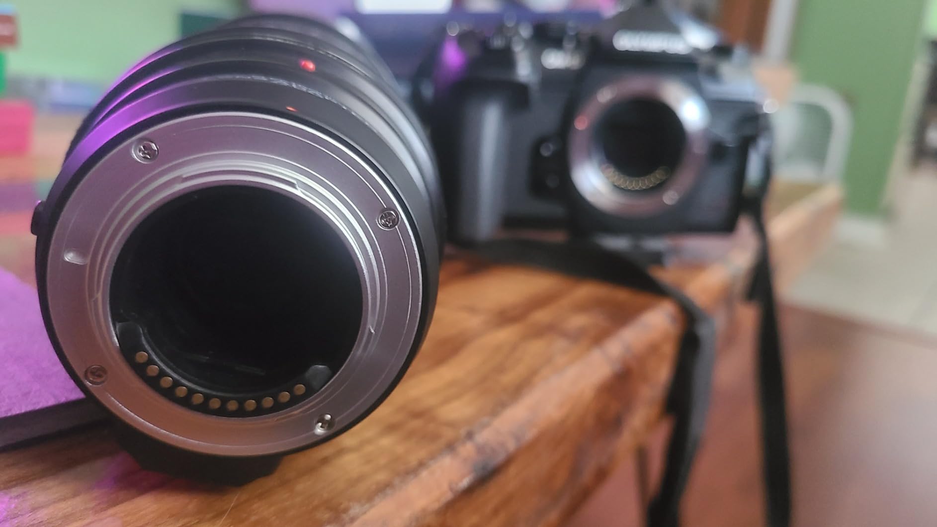 Electronic Lens Auto Focus Adapter Four Thirds 4/3 Lens to Micro M4/3 Camera E-P1 E-PL1 E-PL3 E-PL5 G1 G2 GF1 GF5 OM-D E-M1 MarkII,E-M5,E-M5 Mark II, GH3,GH4,GH5,GH5s customer photo 2