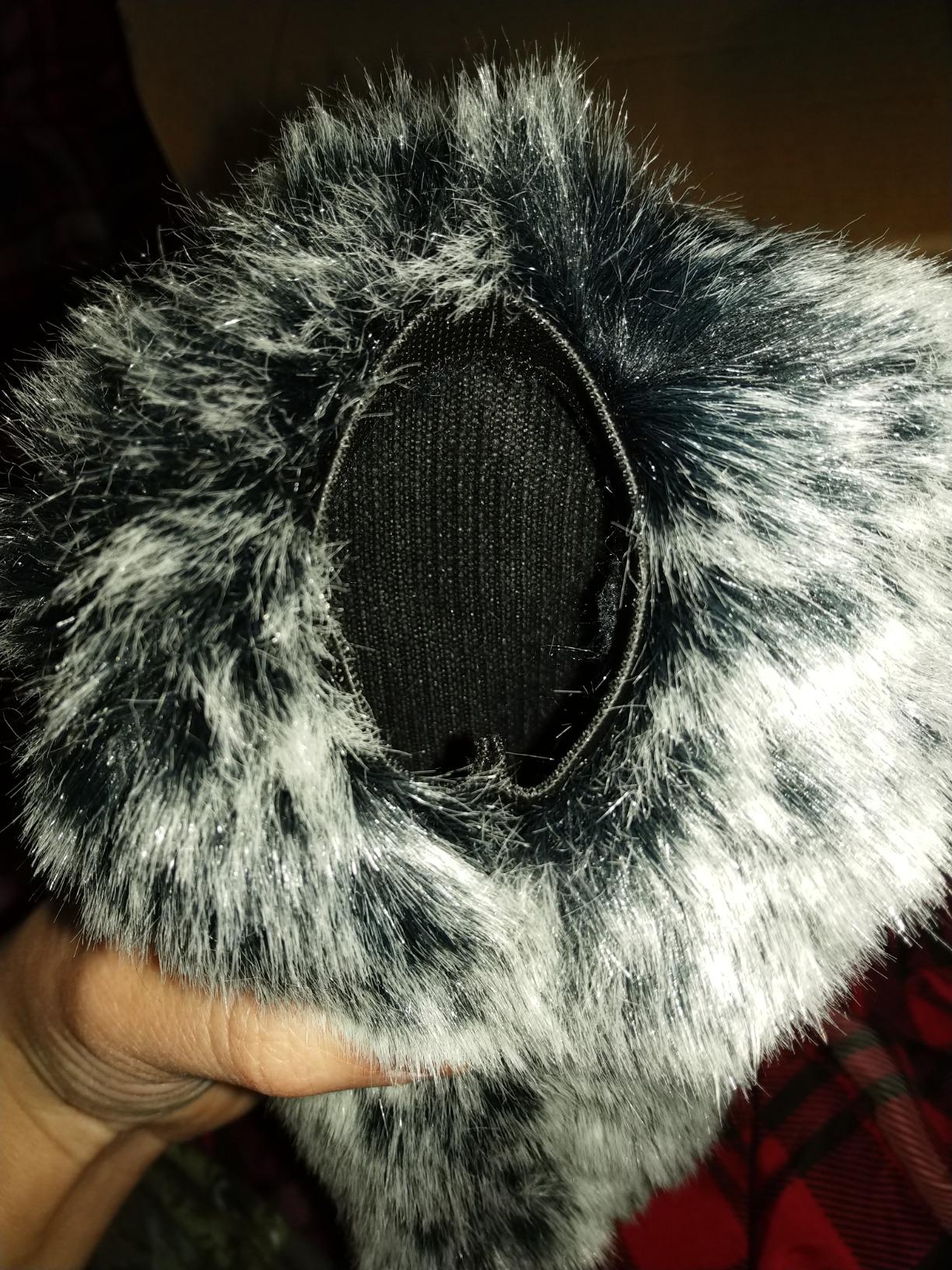 YOUSHARES Deadcat Windscreen for Rode VideoMic Pro Camera Microphone - Outdoor Wind Shield Mic Windshield Muff Fur Custom Fit for Rode VideoMic Pro Camera Mics customer photo 1