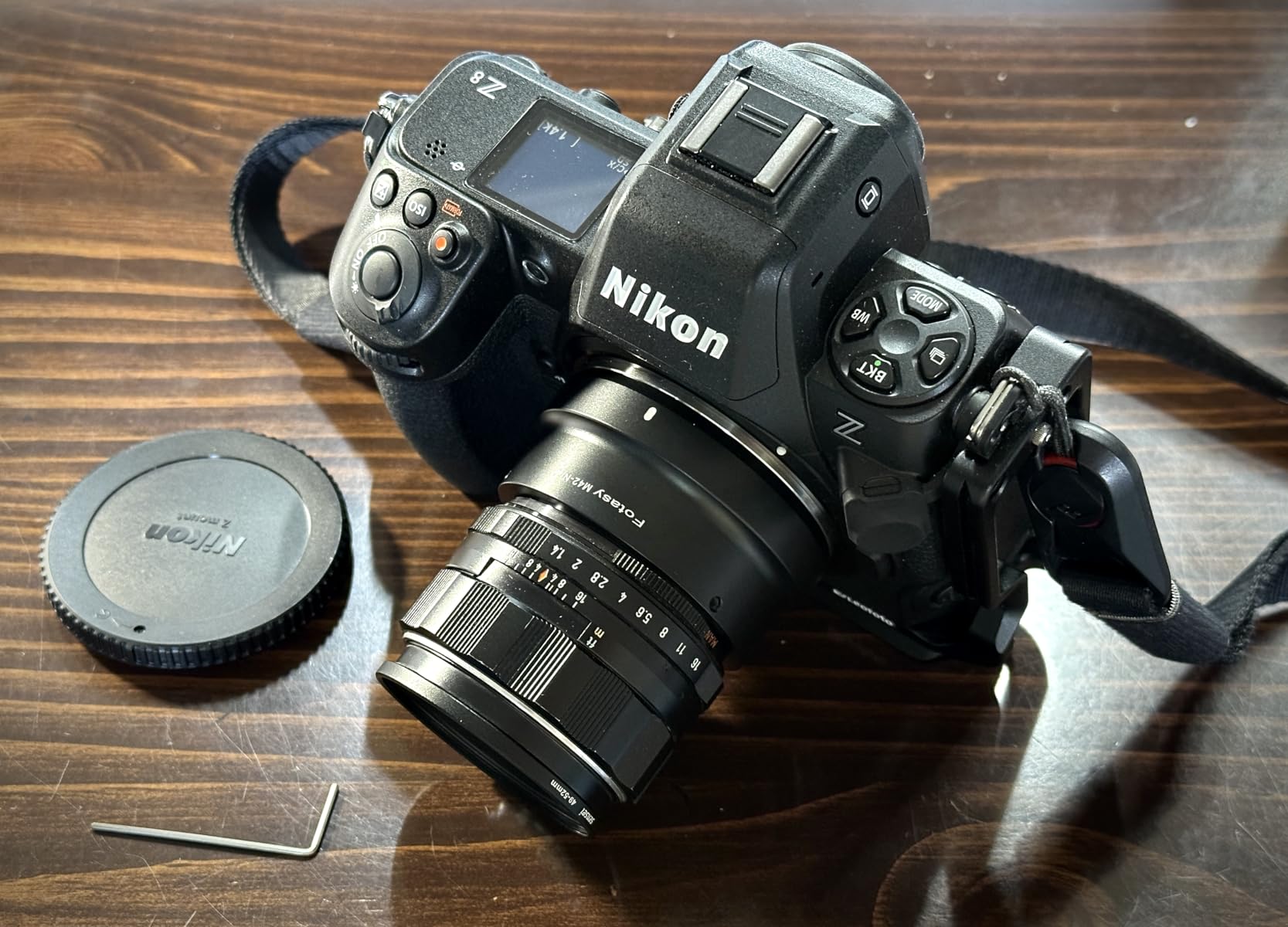 Fotasy Adjustable M42 Lens to Nikkor Z Mount Adapter, M42 Z Mount, fits M42 42mm Screw Mount Helios Lense, Compatible with Nikon Z Mount Mirrorless Camera Z30 Z50 Z5 Z6 Z7 Z6II Z7II z fc Z9 customer photo 1