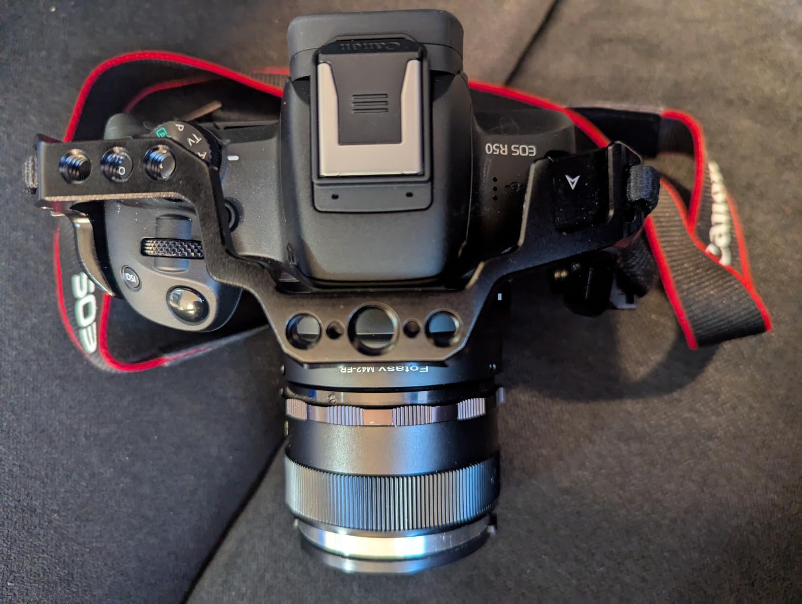 Fotasy Adjustable M42 42mm Screw Mount Lens to Cannon EOS RF Mount Adapter, M42 RF Adapter, M42 Lens to EOS RF, Compatible with Canon EOS R Mirrorless Camera EOS R RP Ra R3 R5 R6 R7 R10 customer photo 1