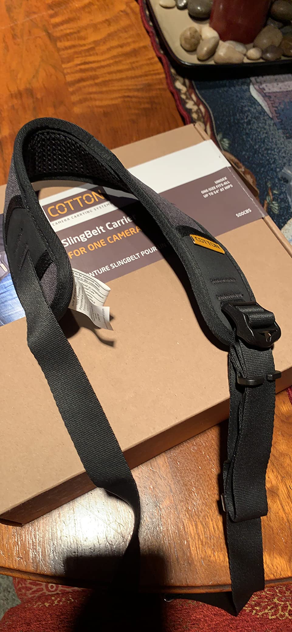 Cotton Carrier Slingbelt with Tether for One Camera - Camera Harness for Hiking and Traveling customer photo 1