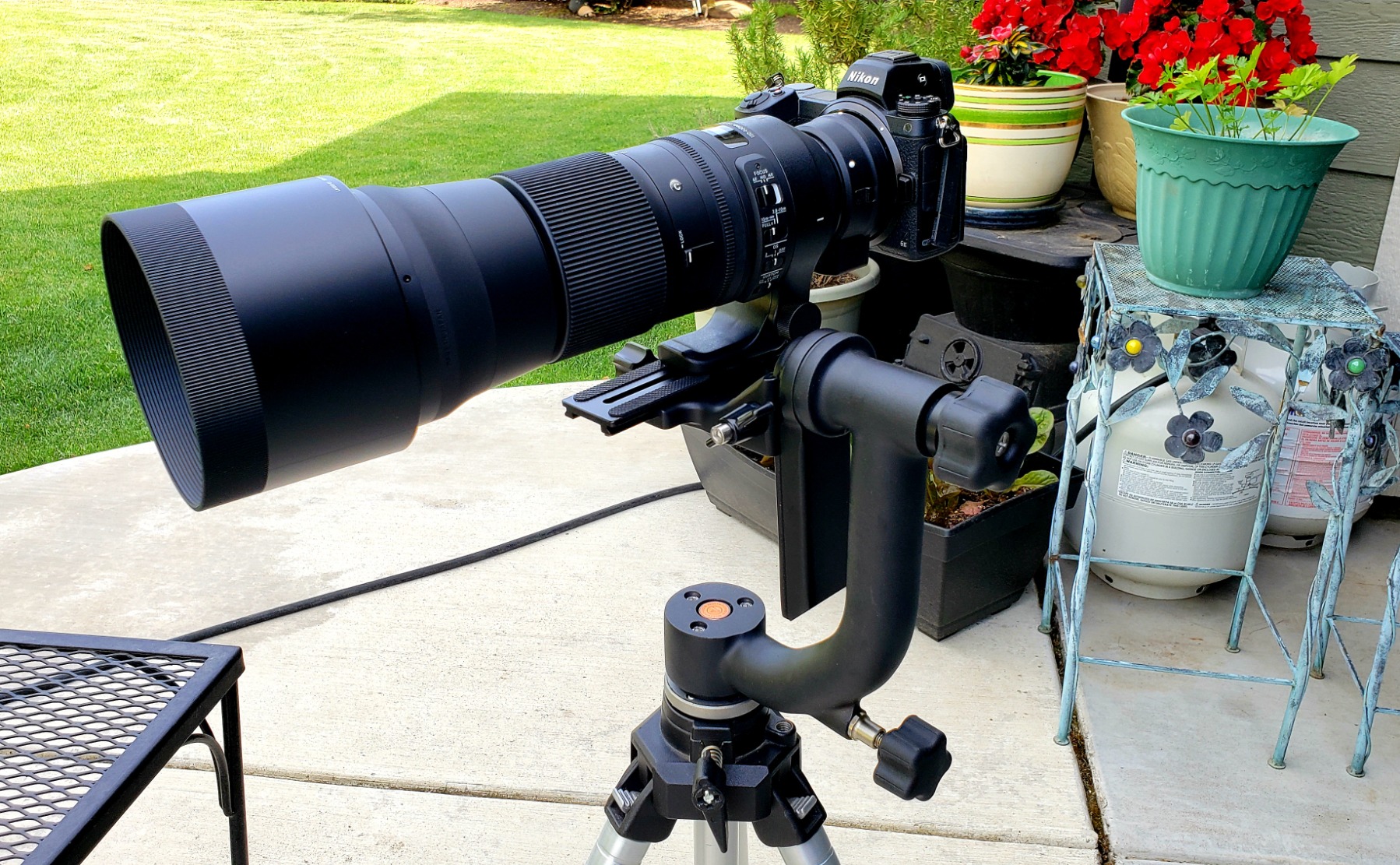 GH700 MKII Professional Gimbal DSLR Tripod Head with Long and Short Arca-Swiss Quick-Release Plates customer photo 1