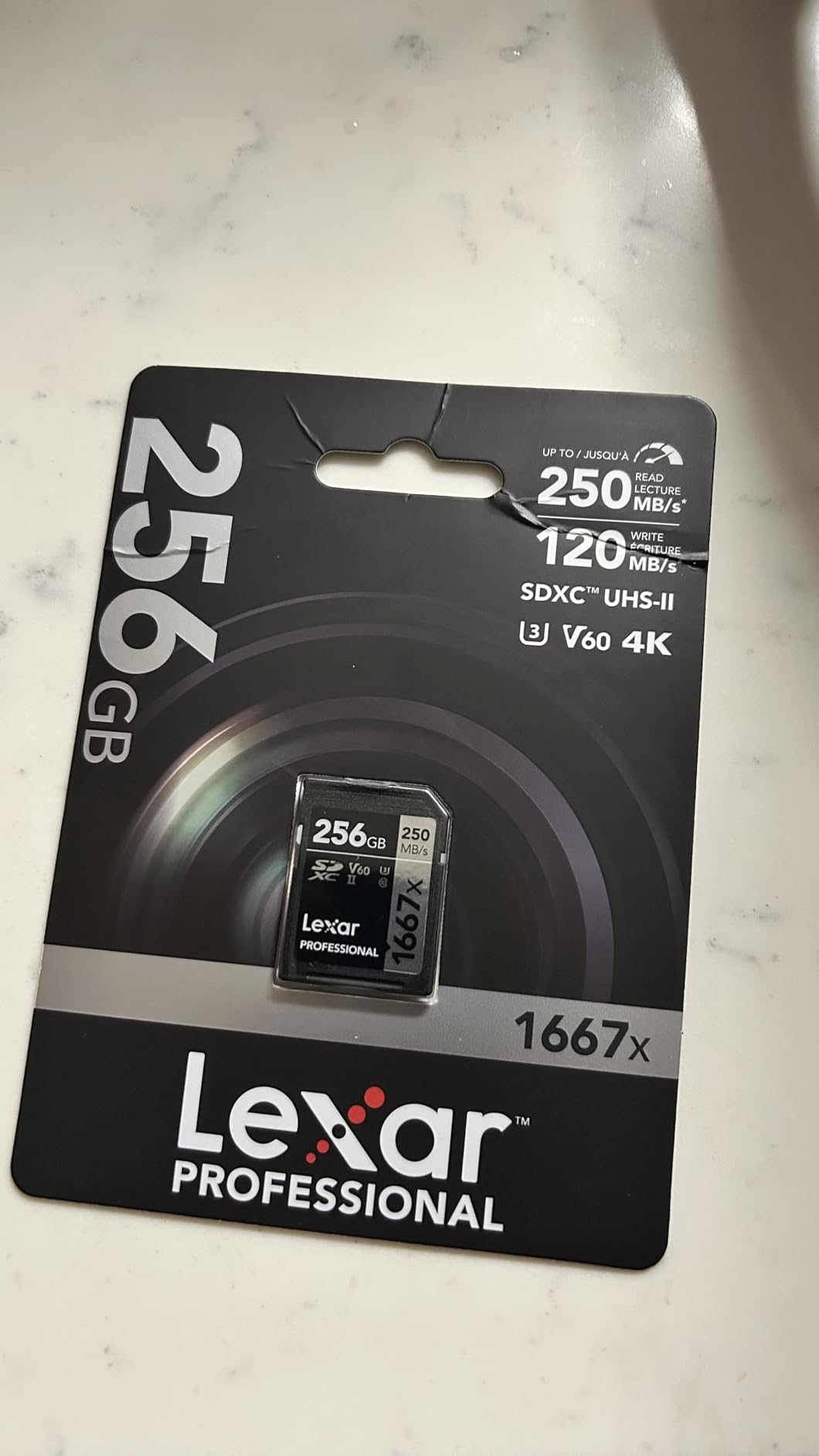 Lexar 128GB (2-Pack) Professional 1667x SD Card, UHS-II, C10, U3, V60, Full HD, 4K, Up To 250MB/s Read SDXC Memory Card customer photo 1