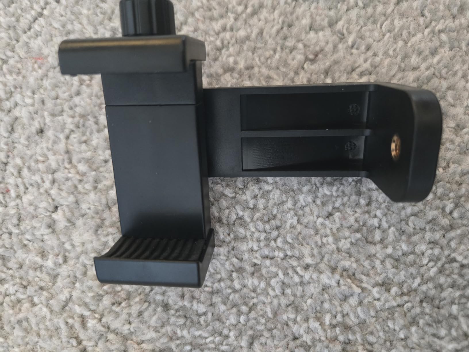 SharingMoment Premium Smartphone Holder/Vertical and Horizontal Tripod Mount Adapter Rotatable Bracket with 1/4 inch Screw/Adjustable Clip for iPhone, Android Cell Phone, Selfie Stick, Camera Stand customer photo 1