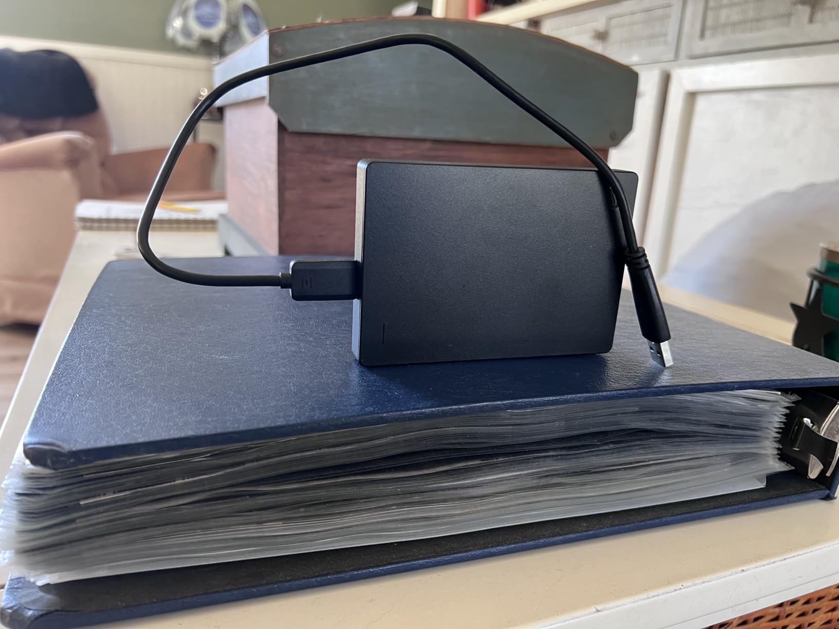 Portable 5TB External Hard Drive HDD - USB 3.0 for PC, Mac, PS4, & Xbox - 1-Year Rescue Service (STGX5000400), Black customer photo 2