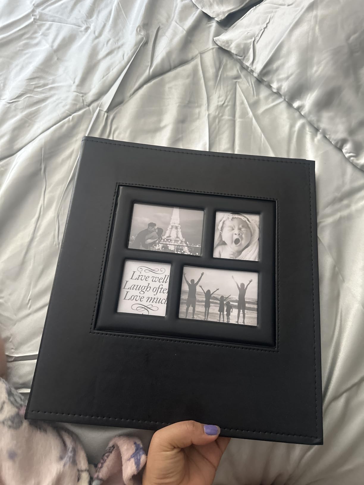 Ywlake Photo Album 4x6 500 Pockets Photo, Extra Large Capacity Family Wedding Picture Albums Holds 500 Horizontal and Vertical Photos customer photo 2