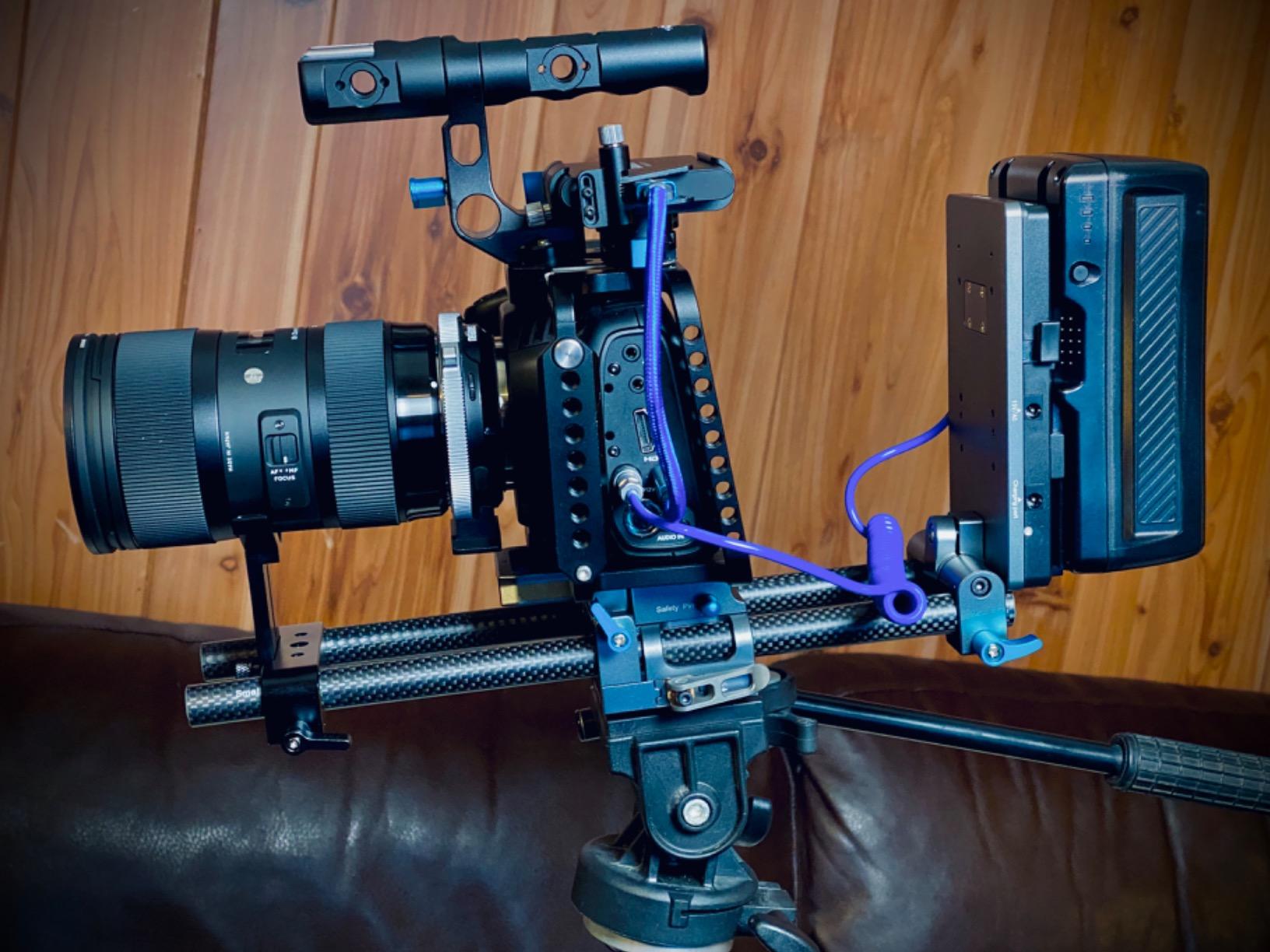 Kondor Blue Universal 15mm LWS Arri Standard Baseplate for Blackmagic Pocket Cinema Camera 4K/6K Cage customer photo 1