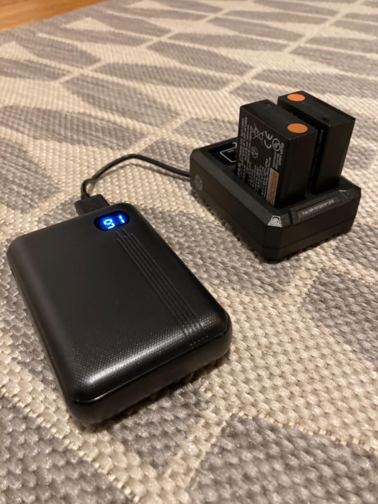 NP-W126 NP-W126S Battery Charger Dual Charger Built-in USB Cable for Fujifilm X100VI X-T50 X-T30 II X-S10 X Half X-PRO3 X-Pro2 X-Pro1 X-T30 X-T20 X-T10 X-T3 X-T2 X100V X100F X-E5 X-E4 X-E3 X-M5 X-T200 customer photo 1