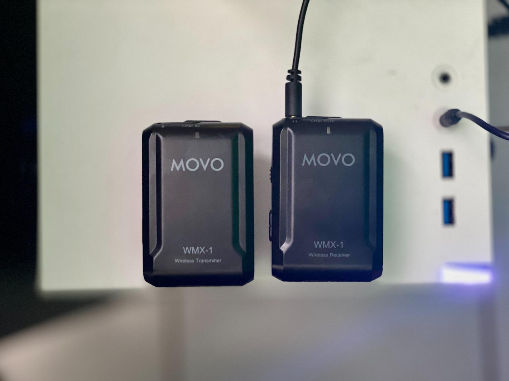 Movo WMX-1-DUO 2.4GHz Dual Wireless Lavalier Microphone System, Compatible with DSLR Cameras, Camcorders, iPhone, Android Smartphones, and Tablets, 200ft Audio Range, Great for Teaching Tutorials customer photo 1