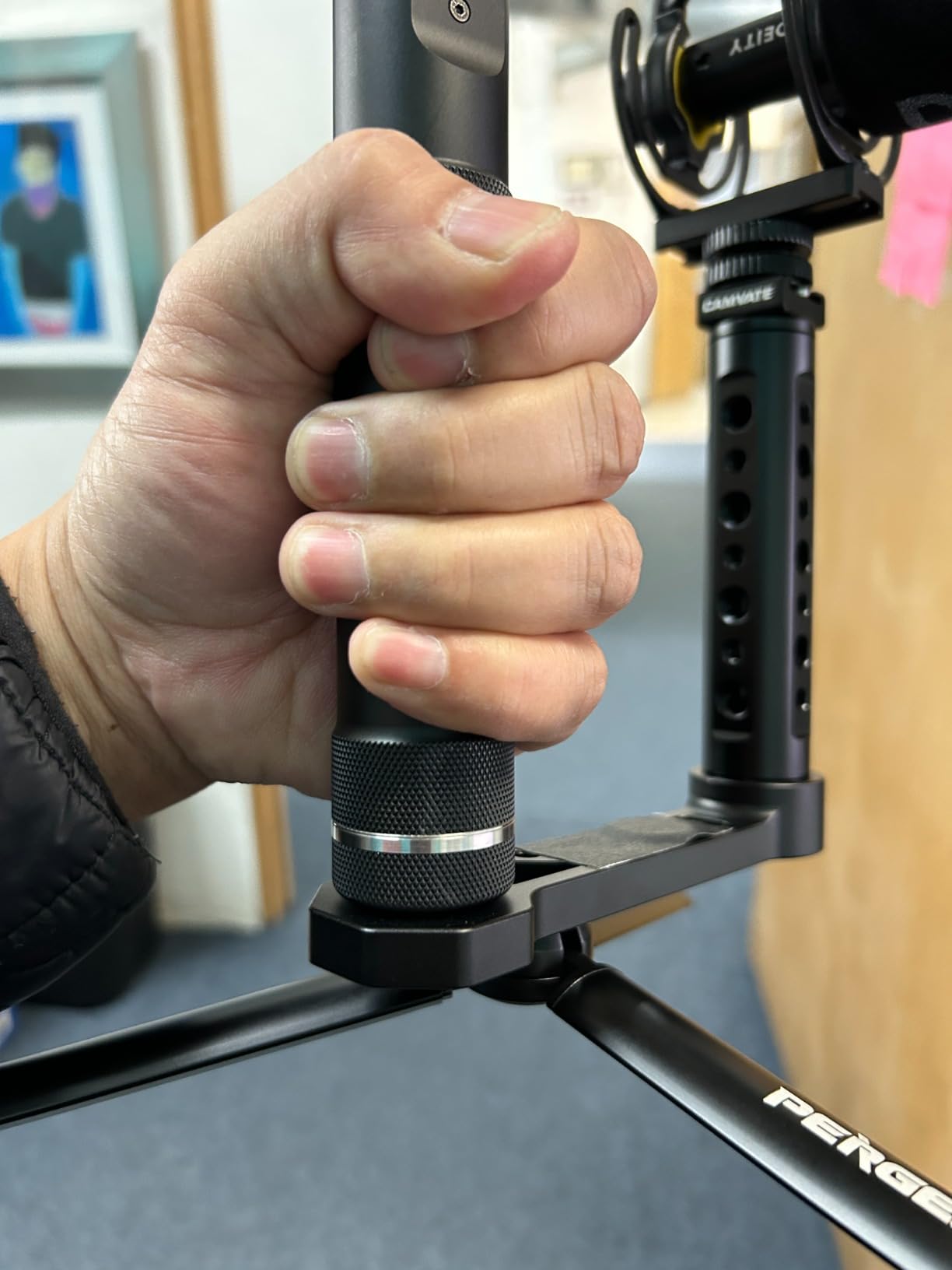 CAMVATE Universal L Bracket Handle Gimbal Accessories for RoninS/Zhiyun Crane Series Handheld Gimbal - 1943 customer photo 1