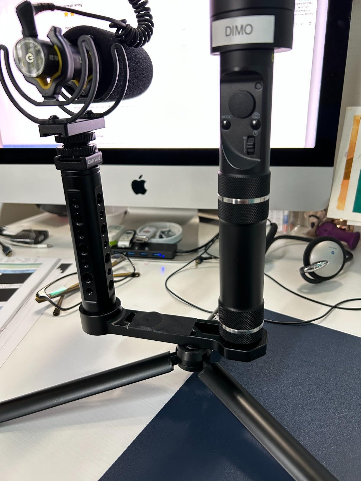 CAMVATE Universal L Bracket Handle Gimbal Accessories for RoninS/Zhiyun Crane Series Handheld Gimbal - 1943 customer photo 2