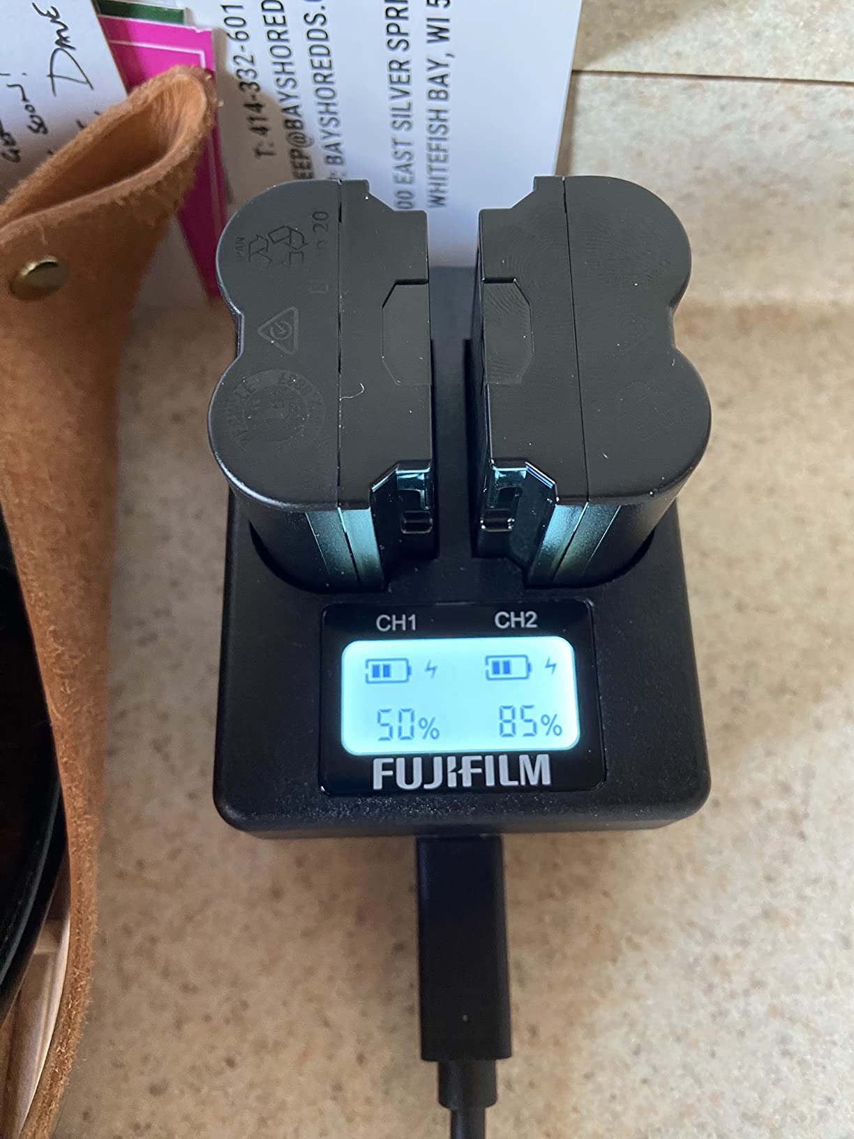 Fujifilm Twin Battery Charger for NP-W235 Battery customer photo 2