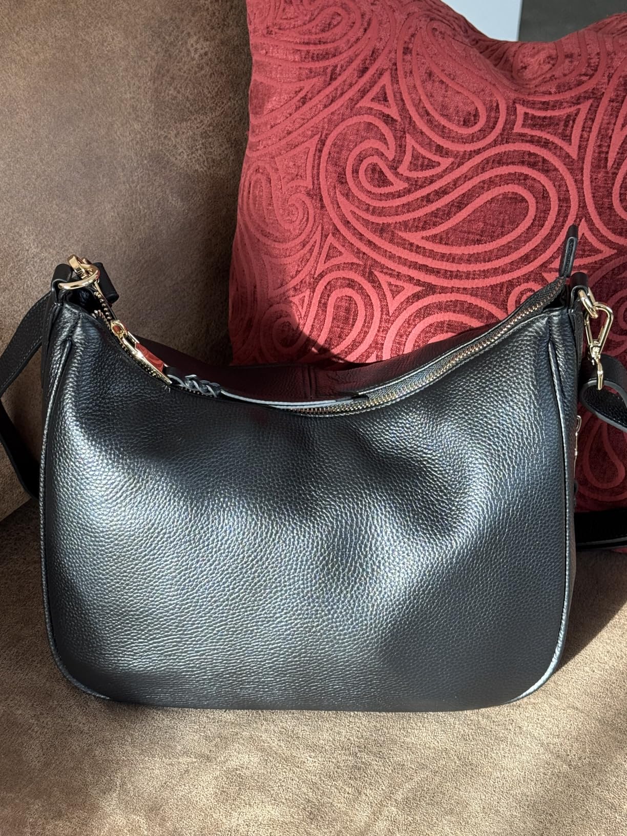 Meliae Camera Bag for Women, DSLR Mirrorless Camera Purse, Leather Shoulder Crossbody Hobo Travel Tote customer photo 1