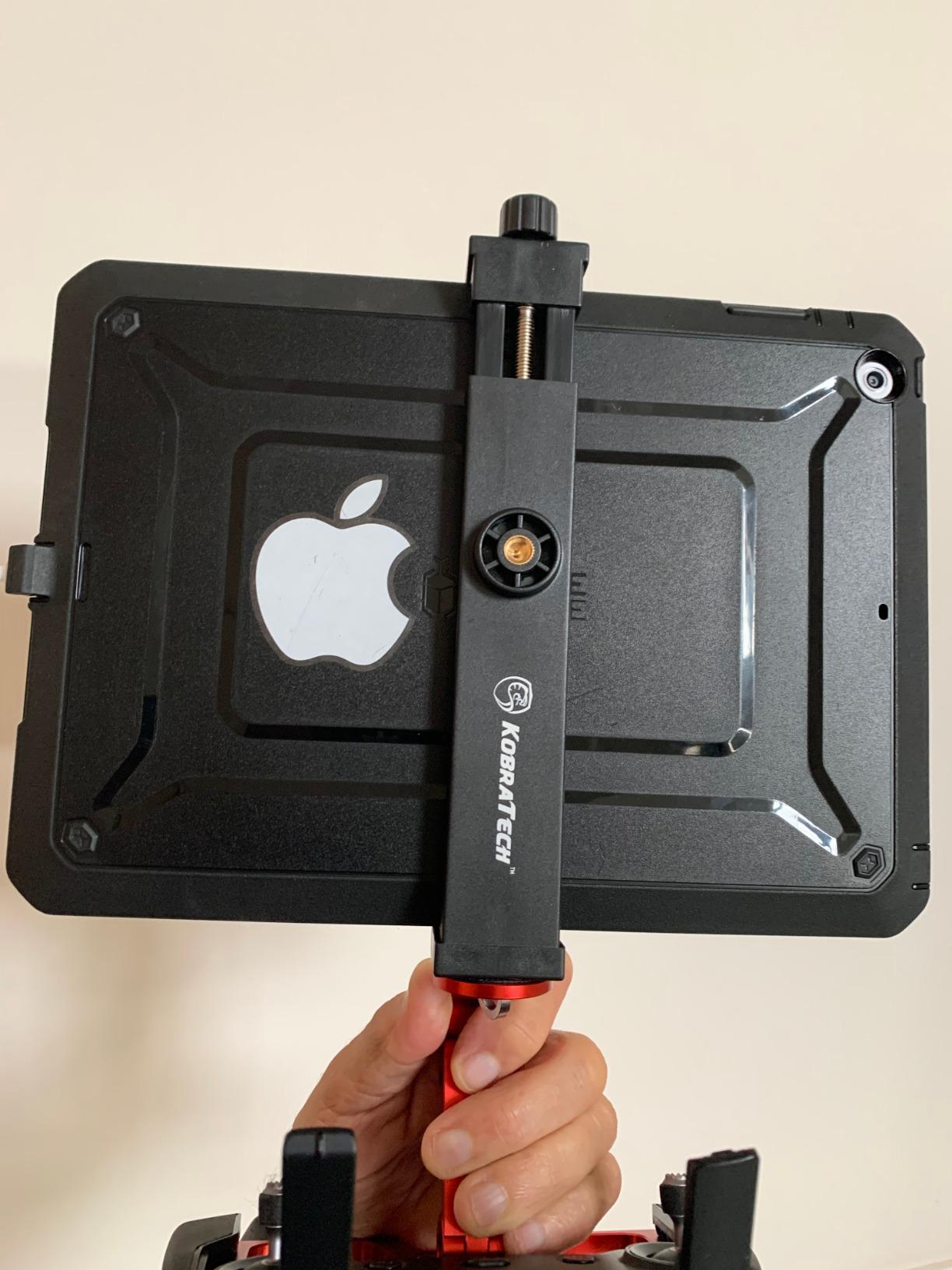 KobraTech TabMount 360 iPad Tripod Mount Holder Includes Swivel Ball Head and Bluetooth Remote, KobraTech iPad Holder for Tripod (Mount Only) customer photo 2