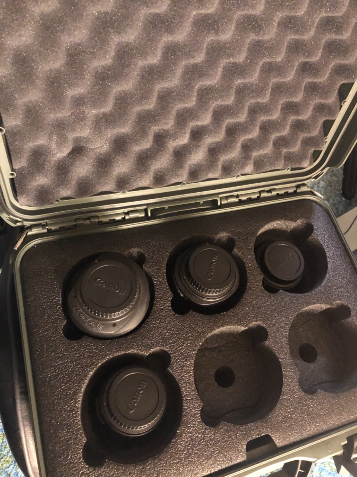 NANUK 918 Waterproof Camera Lens Case with Custom Foam Insert for 6 Lenses, Camera Lens Storage, IP67 Waterproof and Crushproof, Made in Canada customer photo 2