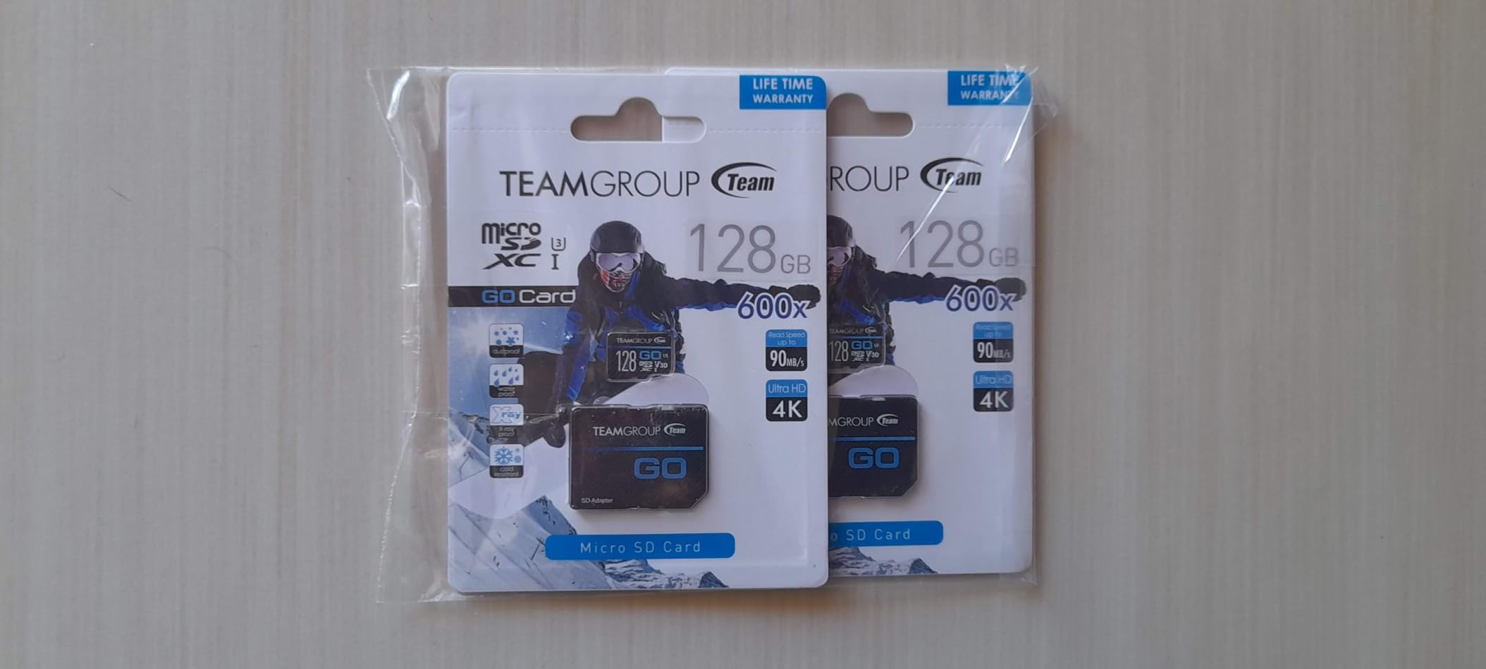 TEAMGROUP GO Card 256GB MicroSDXC UHS-I U3 V30 4K for Action Cameras & Drone High Speed Flash Memory Card with Adapter for Outdoor Sports & Vlog, 4K Shooting, GoPro & Insta360 & DJI TGUSDX256GU303 customer photo 1