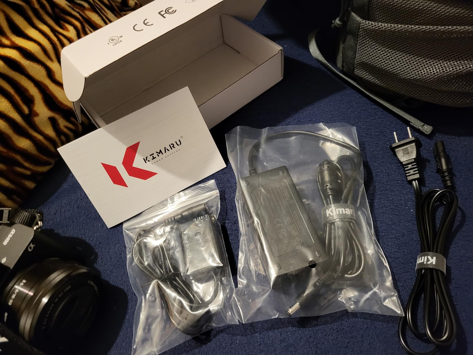 Kimaru AC-PW20 Power Supply Adapter NP-FW50 Dummy Battery Kit for Sony Alpha ZV-E10 A6000 A6100 A6300 A6400 A6500 A5000 A5100 A7 A7II A7RII A7S A7SII RX10II III IV NEX3/5/6/7 Cameras customer photo 1
