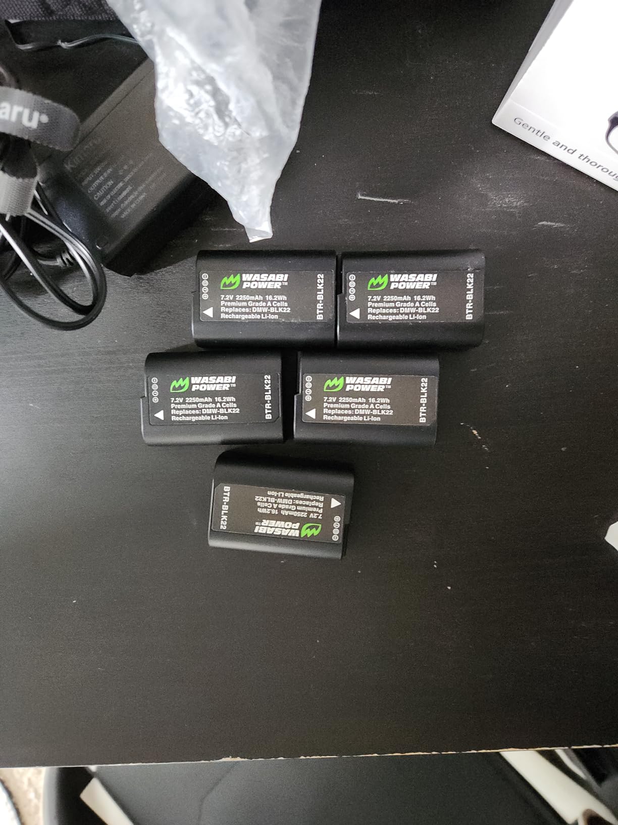 Wasabi Power Battery (2-Pack) for Panasonic DMW-BLK22 and Panasonic Lumix DC-S9, DC-G9, DC-S5, DC-S5 II, DC-S5 IIX, GH5 II, GH6, S5II, S5IIX, S5M2, S5M2X, GH5M2 customer photo 1