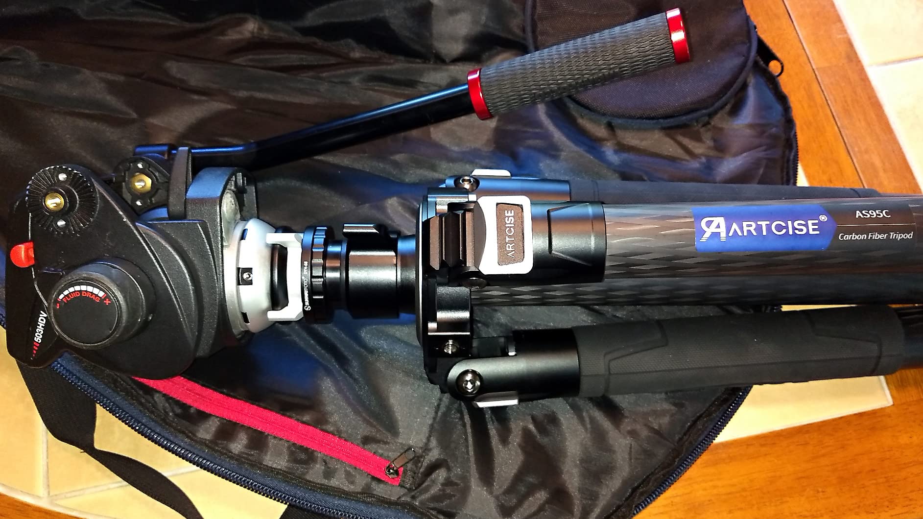 SUNWAYFOTO DYH-68 Leveling Base Tripod Head 22 lbs Load Capacity customer photo 1
