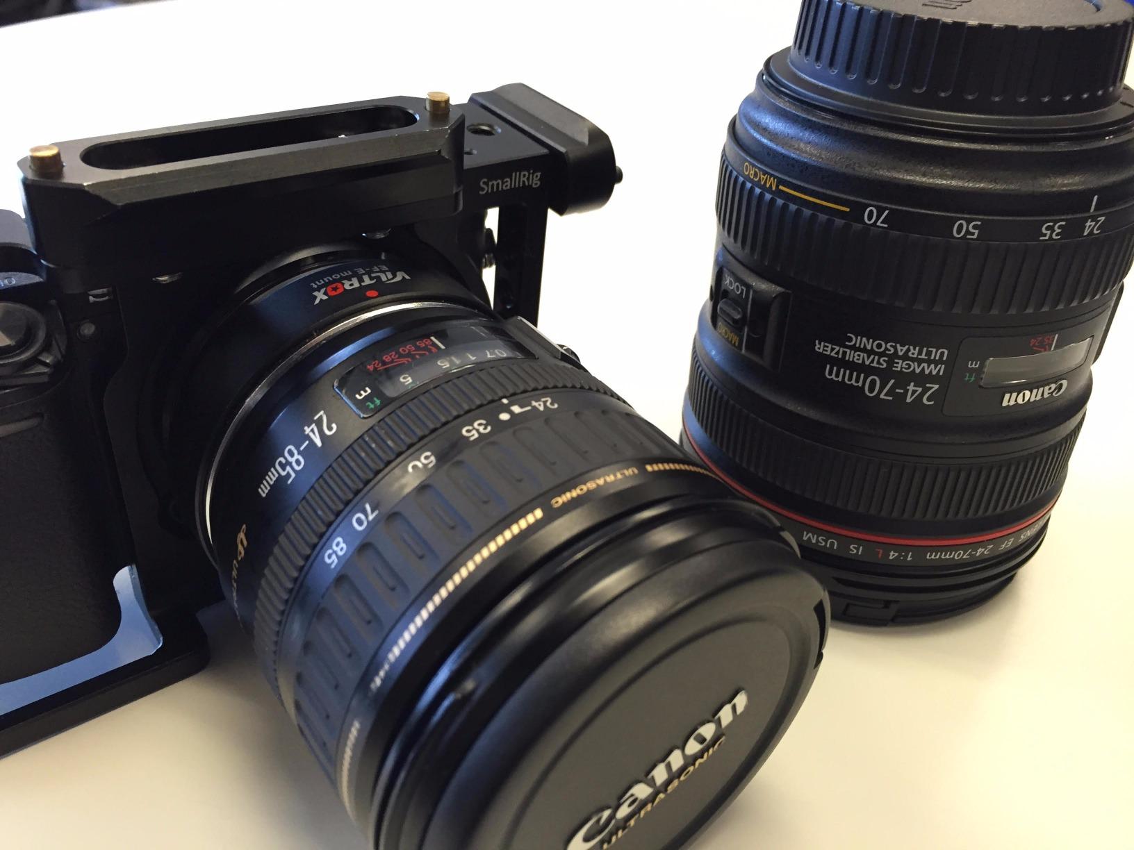VILTROX EF Lens Adapter for Sony E Mount with OLED Display Auto Focus customer photo 1