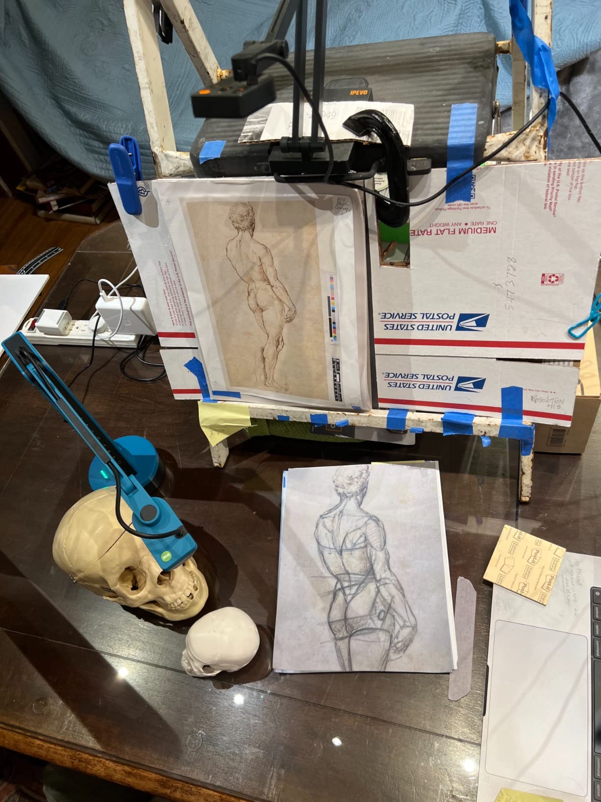 IPEVO V4K PRO Ultra HD USB Document Camera with AI-Enhanced Mic, for Classroom visualization, Online Teaching, Work from Home, Streaming, with Noise Cancellation for Clear Voice customer photo 1