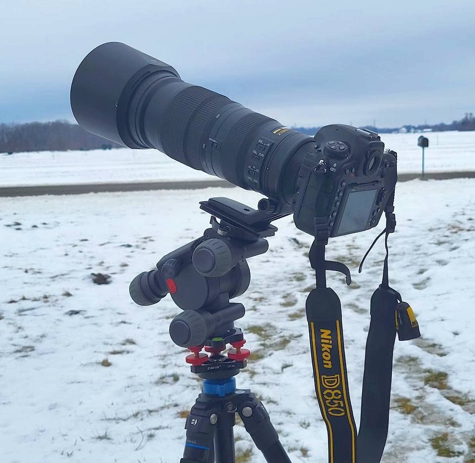 CAVIX Camera Leveler Tripod Leveling Base Tri-Wheel Head for Macro Photography Aluminum w Bubble Level 3 Axis Level with +/-5 Degree Precision Adjustment for DSLR Camera Rotator Panoramic Head LP-64 customer photo 3