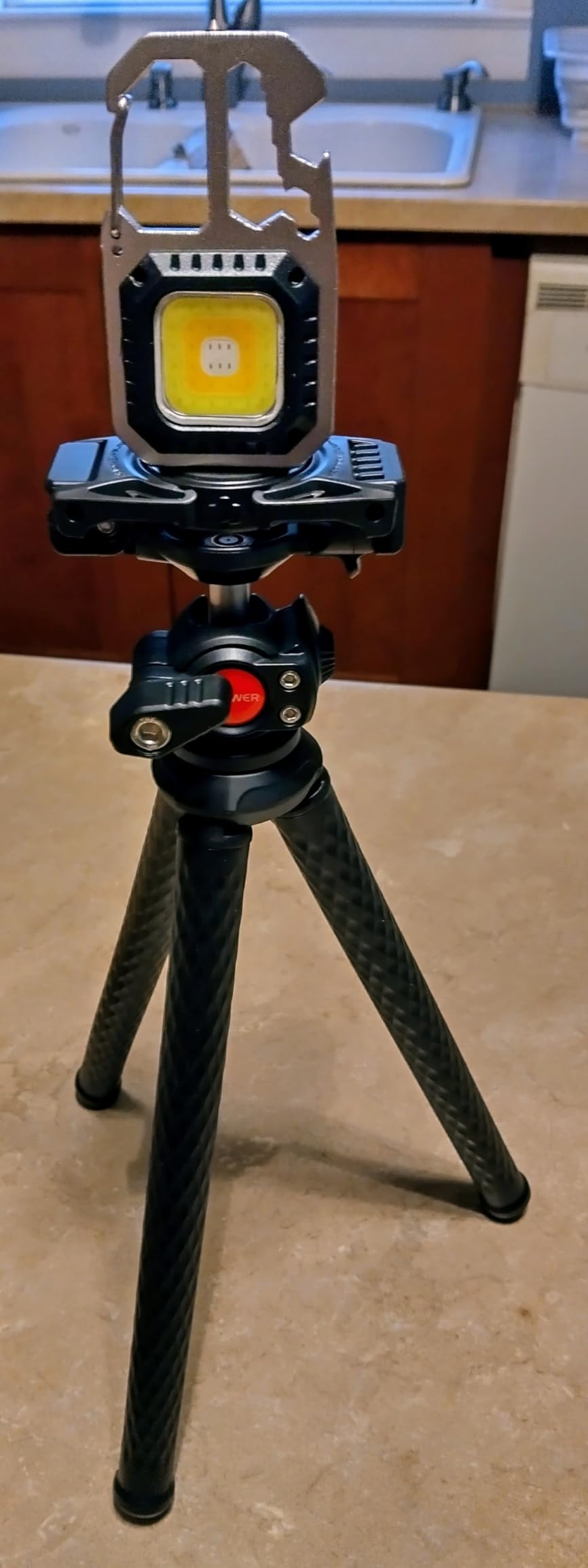 NEEWER Camera Tripod with Remote, Mini Flexible Vlog Phone Tripod Stand with Action Camera Mount Adapter, Max Load 4.4lb (2kg), TP34 customer photo 2
