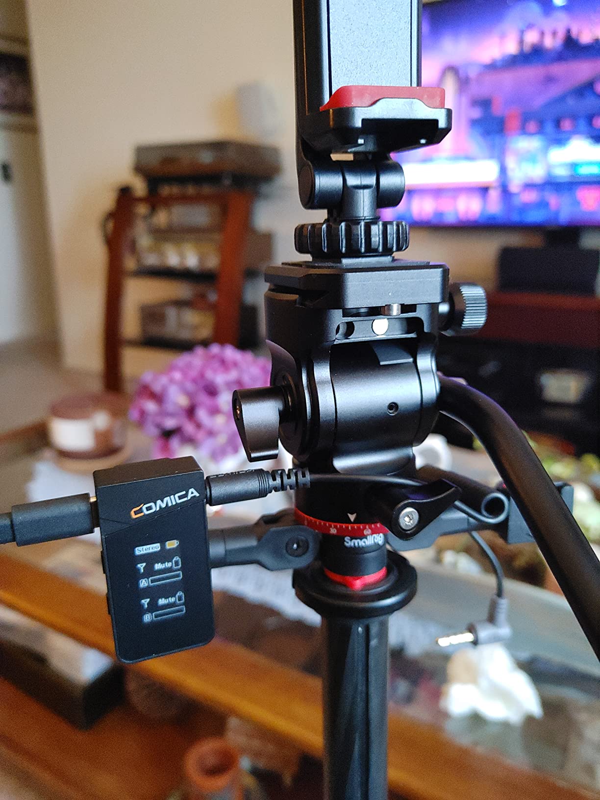 Dual Cold Shoe Mount by SmallRig, Extension Bar Universal Cold Shoe Adapter with 1/4